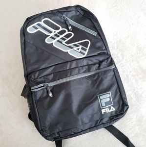Mini Logo Black Fila Backpack